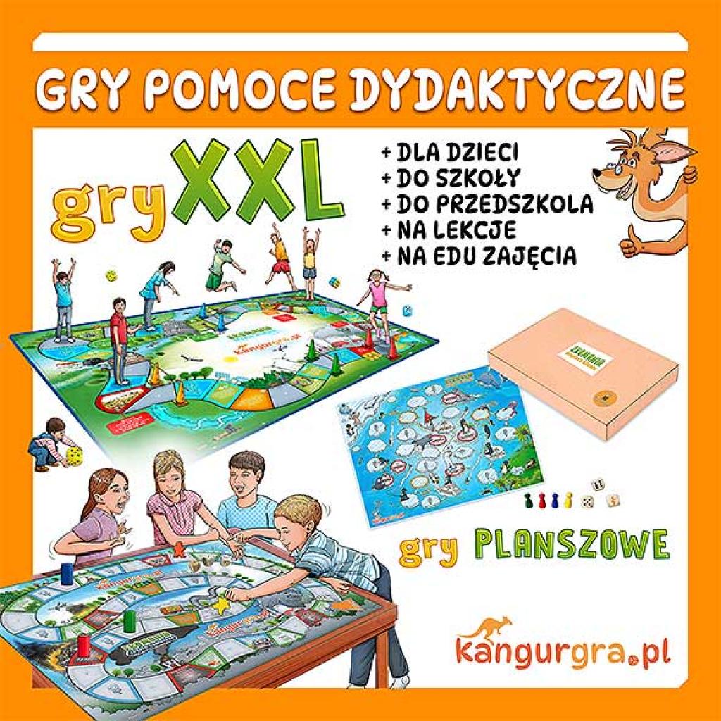 gry planszowe XXL pomoce dydaktyczne dla dzieci