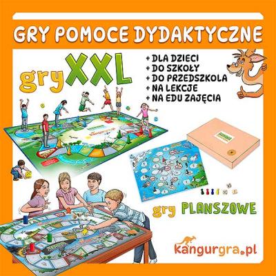 gry planszowe XXL pomoce dydaktyczne dla dzieci